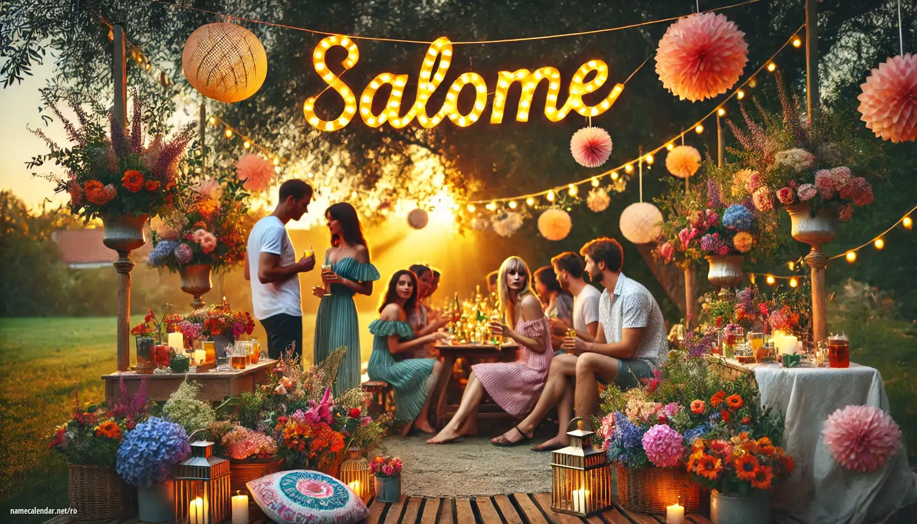 Sărbătorirea zilei onomastice și a numelui - Salome