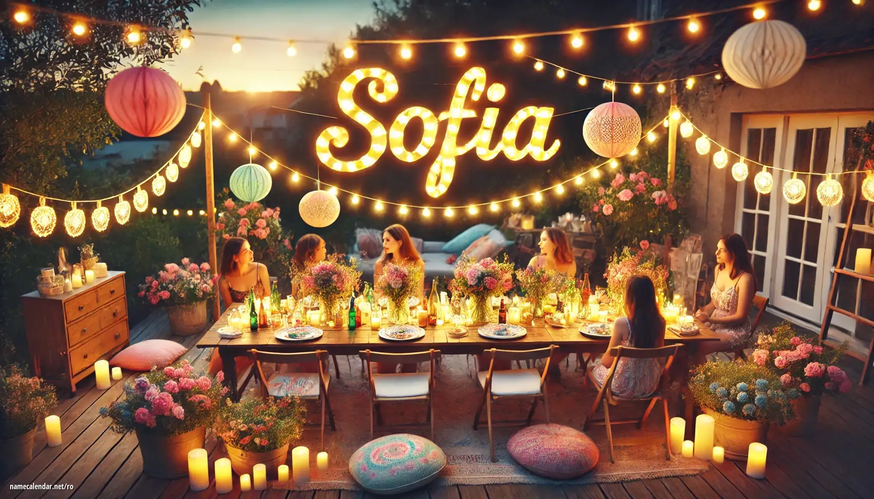 Sărbătorirea zilei onomastice și a numelui - Sofía