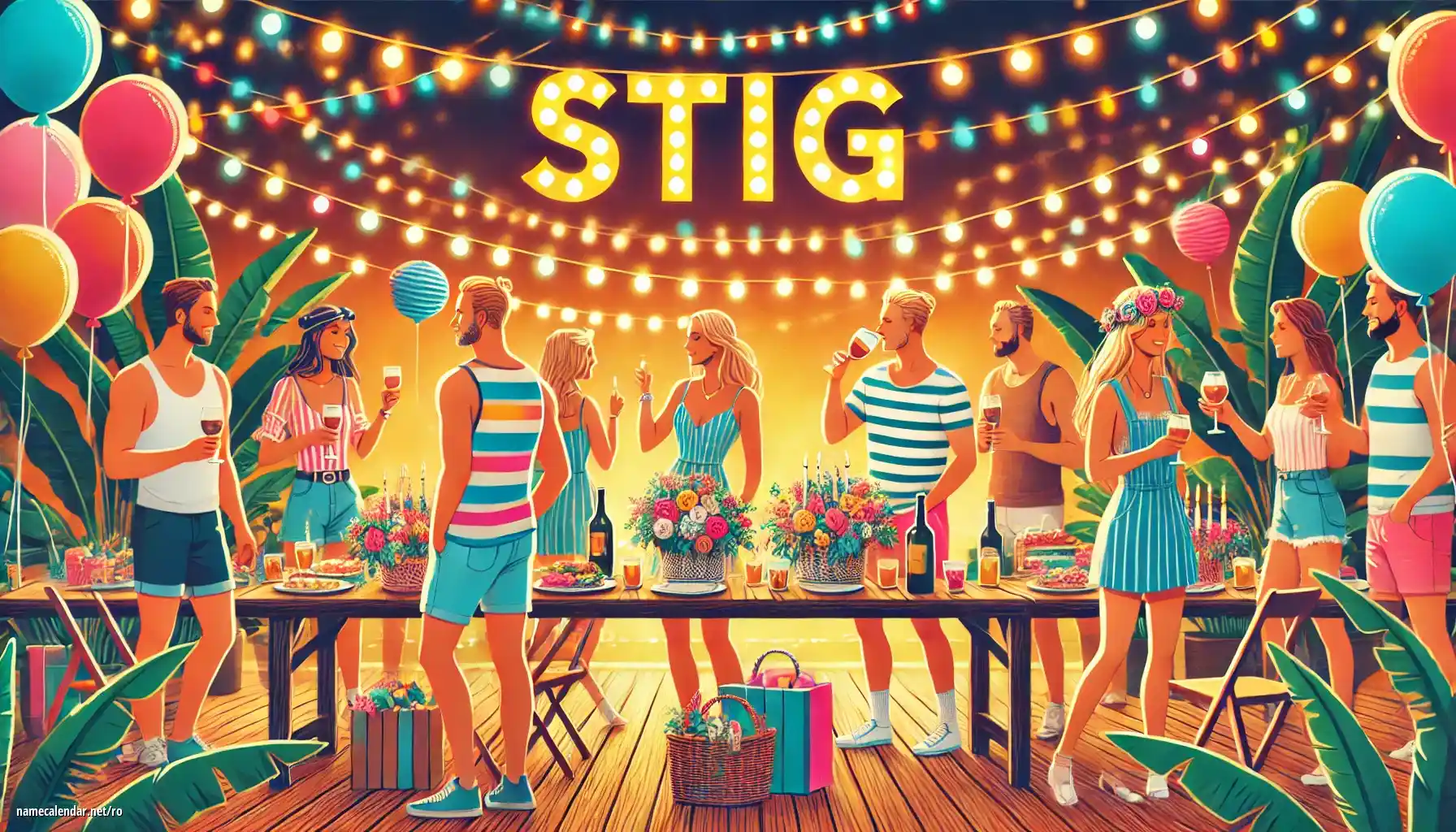 Sărbătorirea zilei onomastice și a numelui - Stig