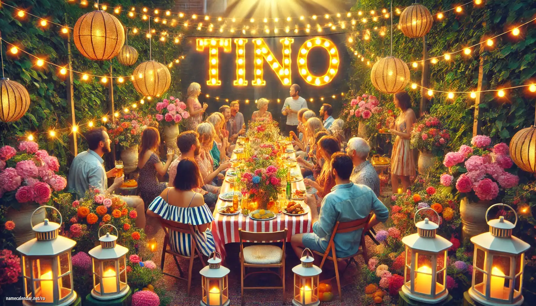 Sărbătorirea zilei onomastice și a numelui - Tino