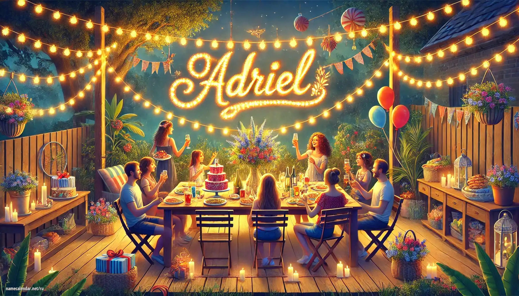 Празднование именин и именин - Adriel