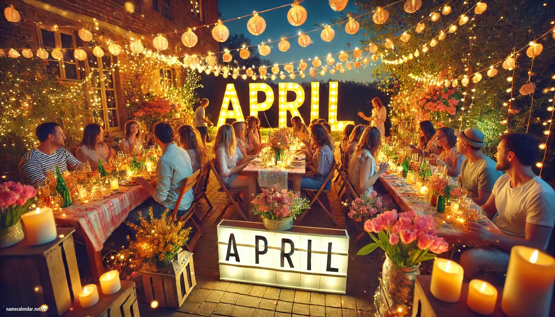 Празднование именин и именин - April