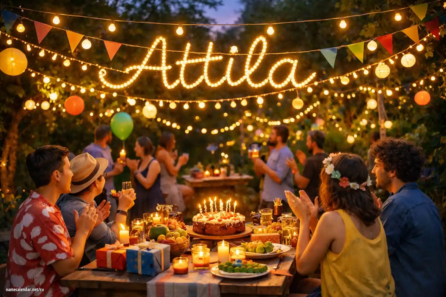 Празднование именин и именин - Attila