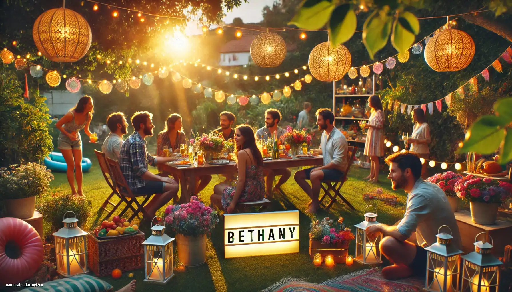 Празднование именин и именин - Bethany