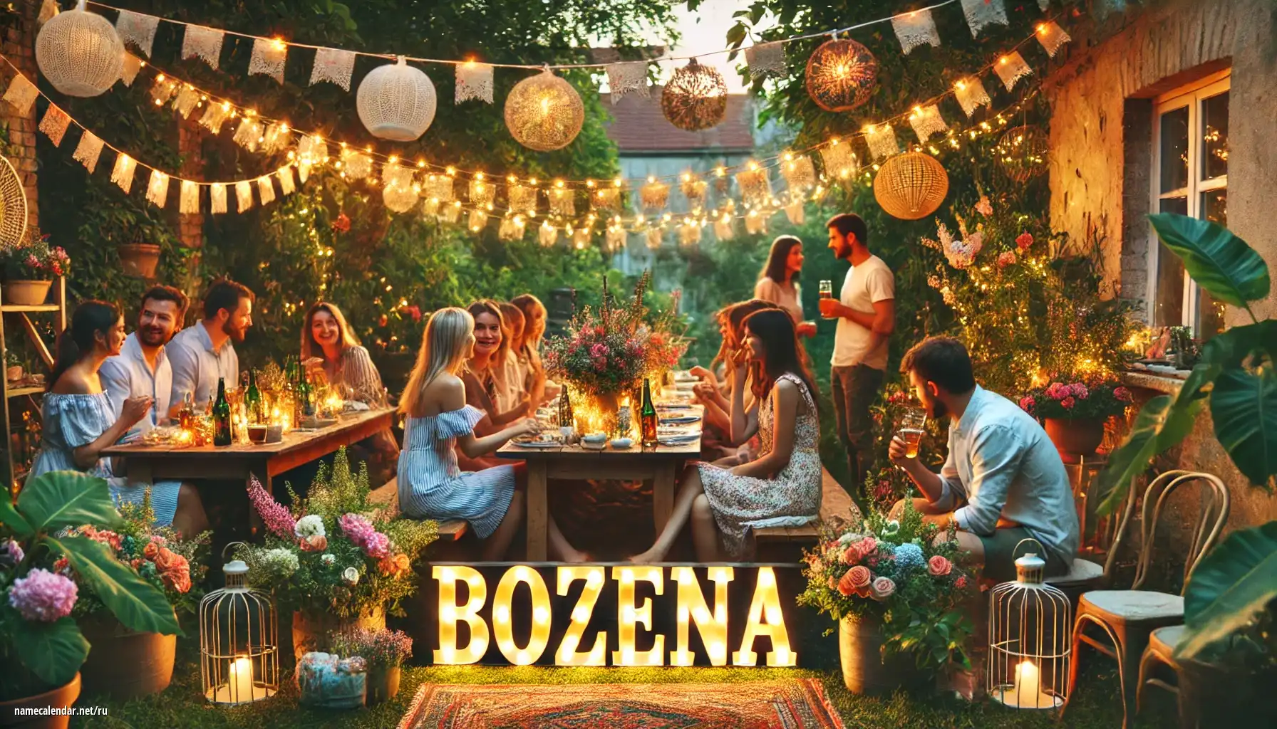 Празднование именин и именин - Božena