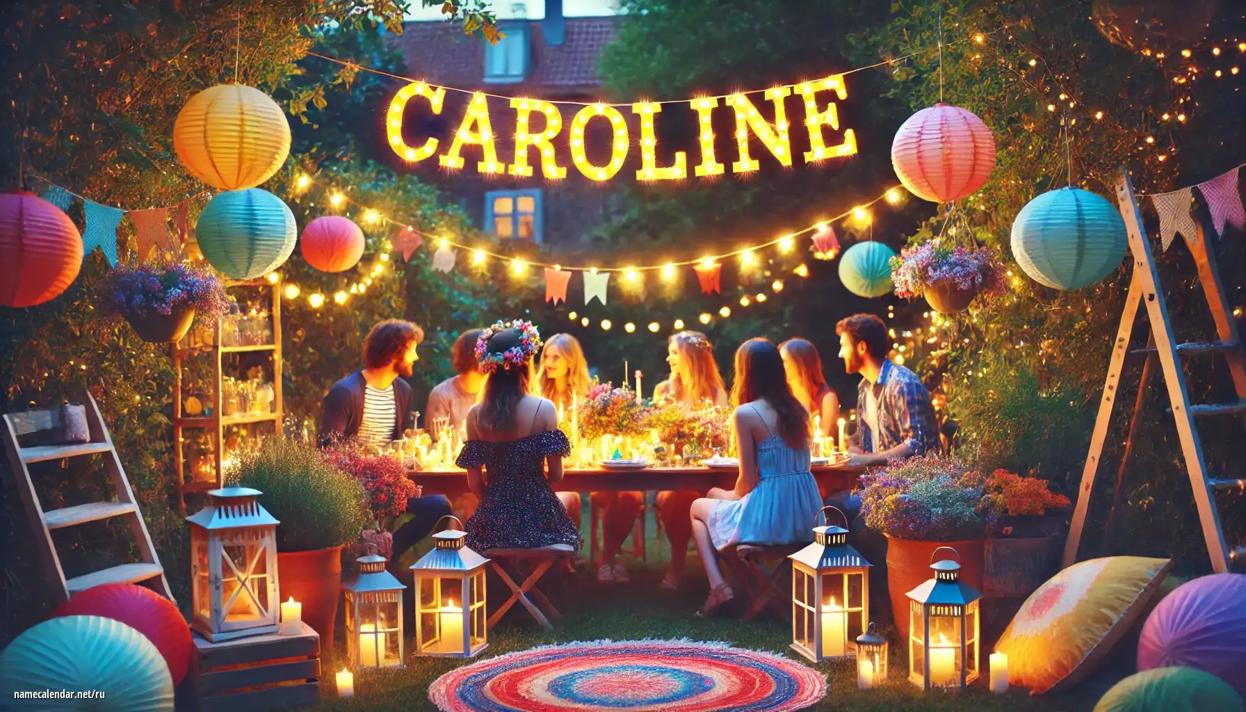 Празднование именин и именин - Caroline