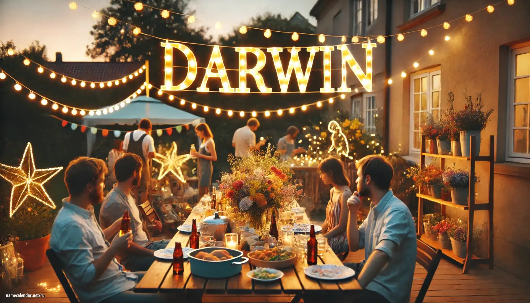 Празднование именин и именин - Darwin