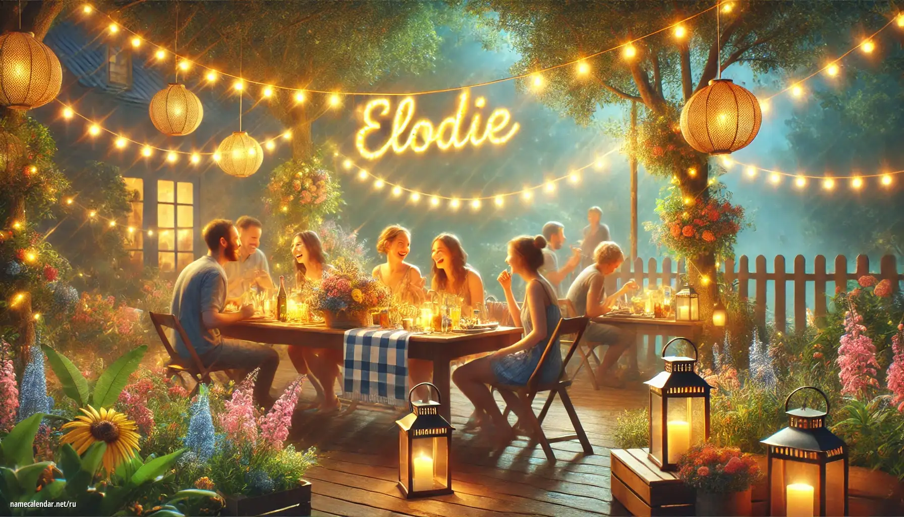 Празднование именин и именин - Elodie