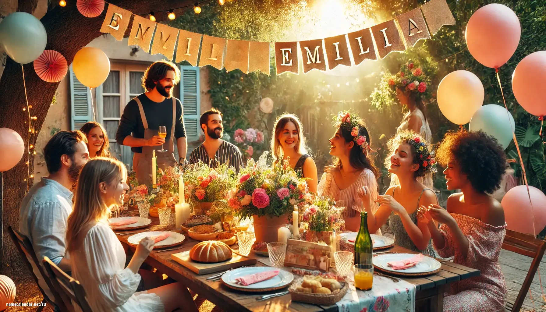 Празднование именин и именин - Emilia