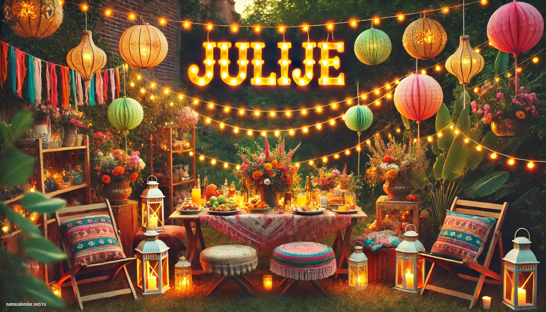 Празднование именин и именин - Julije