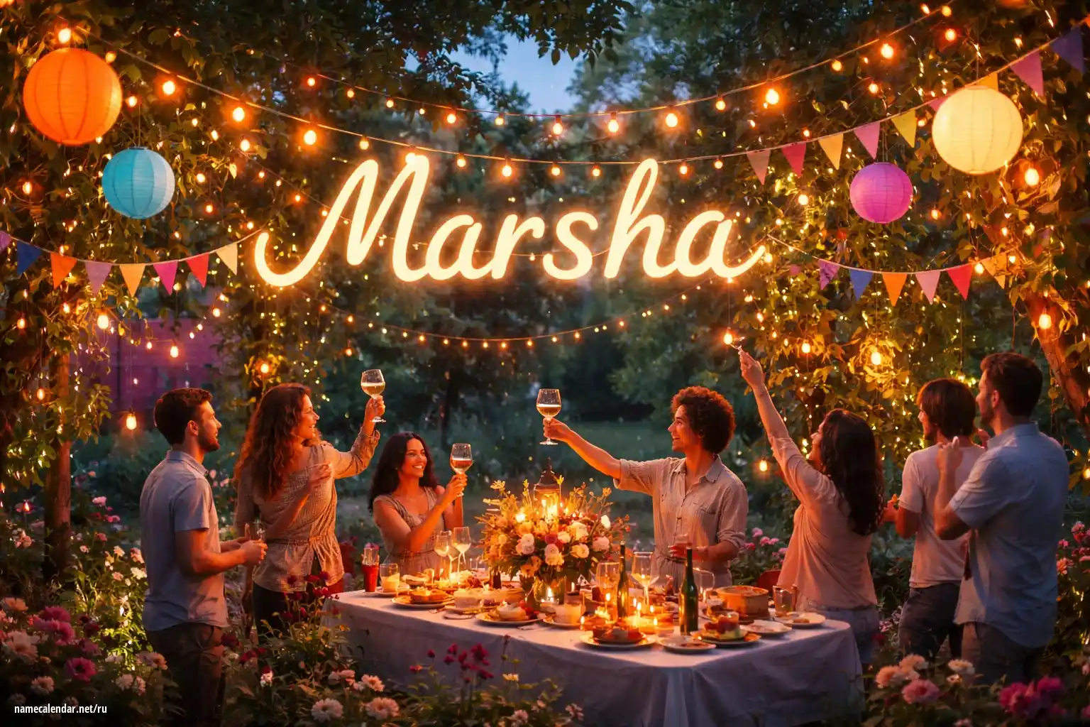 Празднование именин и именин - Marsha