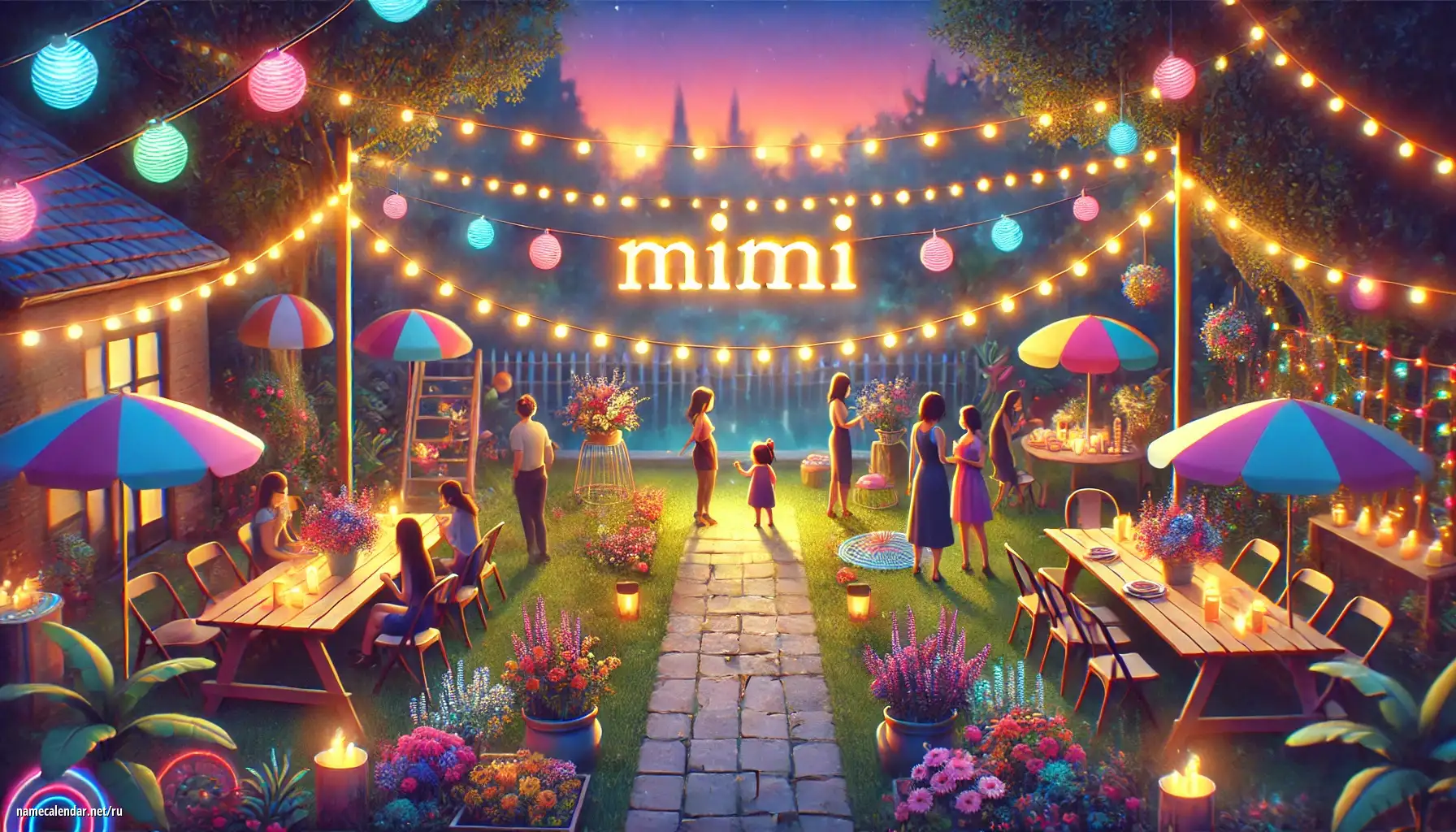 Празднование именин и именин - Mimi