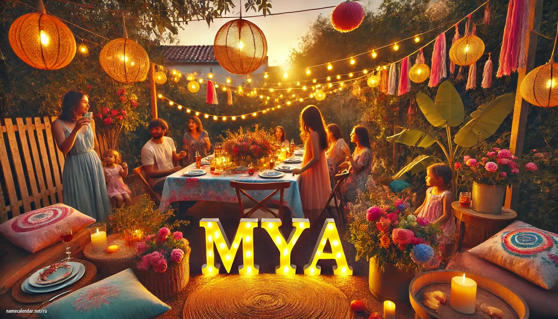 Празднование именин и именин - Mya