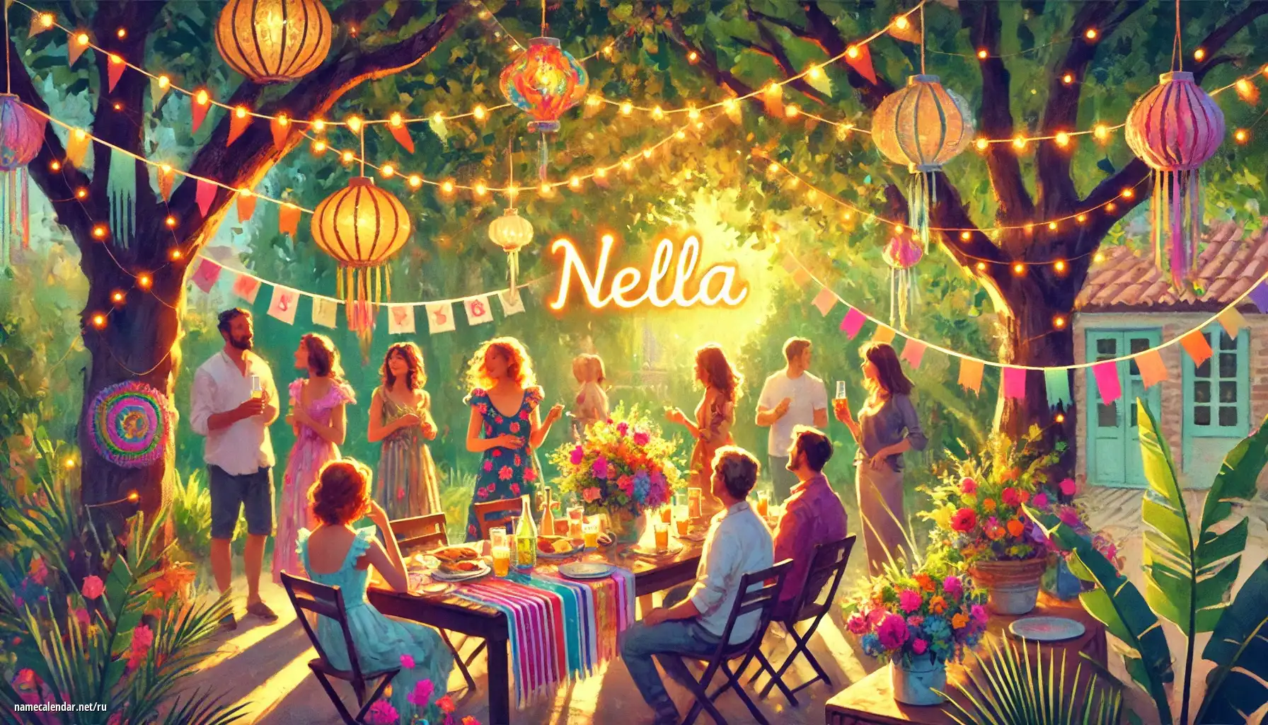 Празднование именин и именин - Nella
