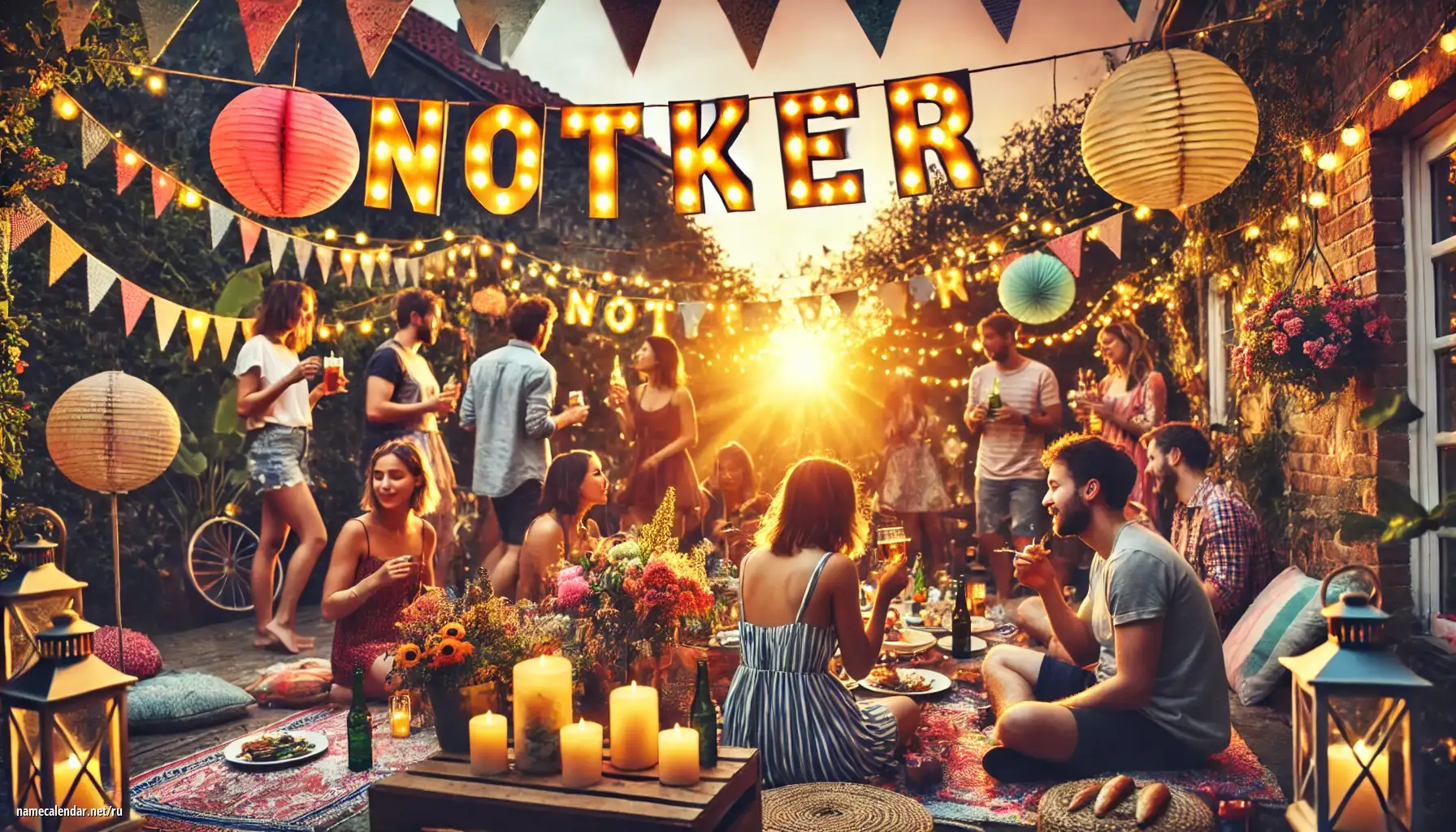 Празднование именин и именин - Notker