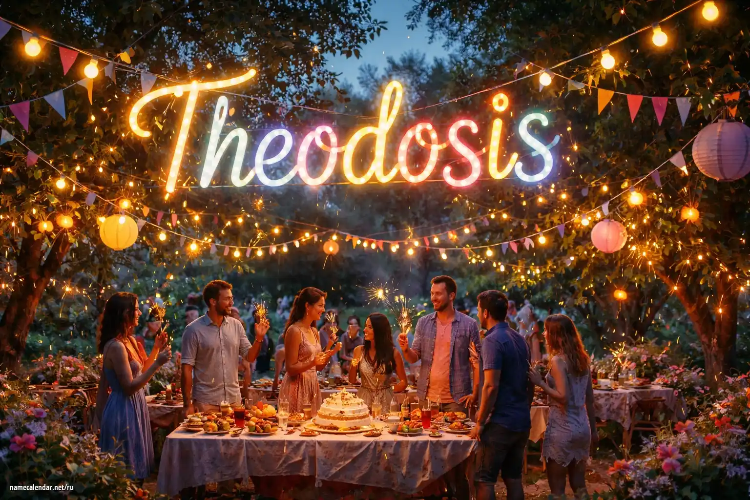 Празднование именин и именин - Theodosis