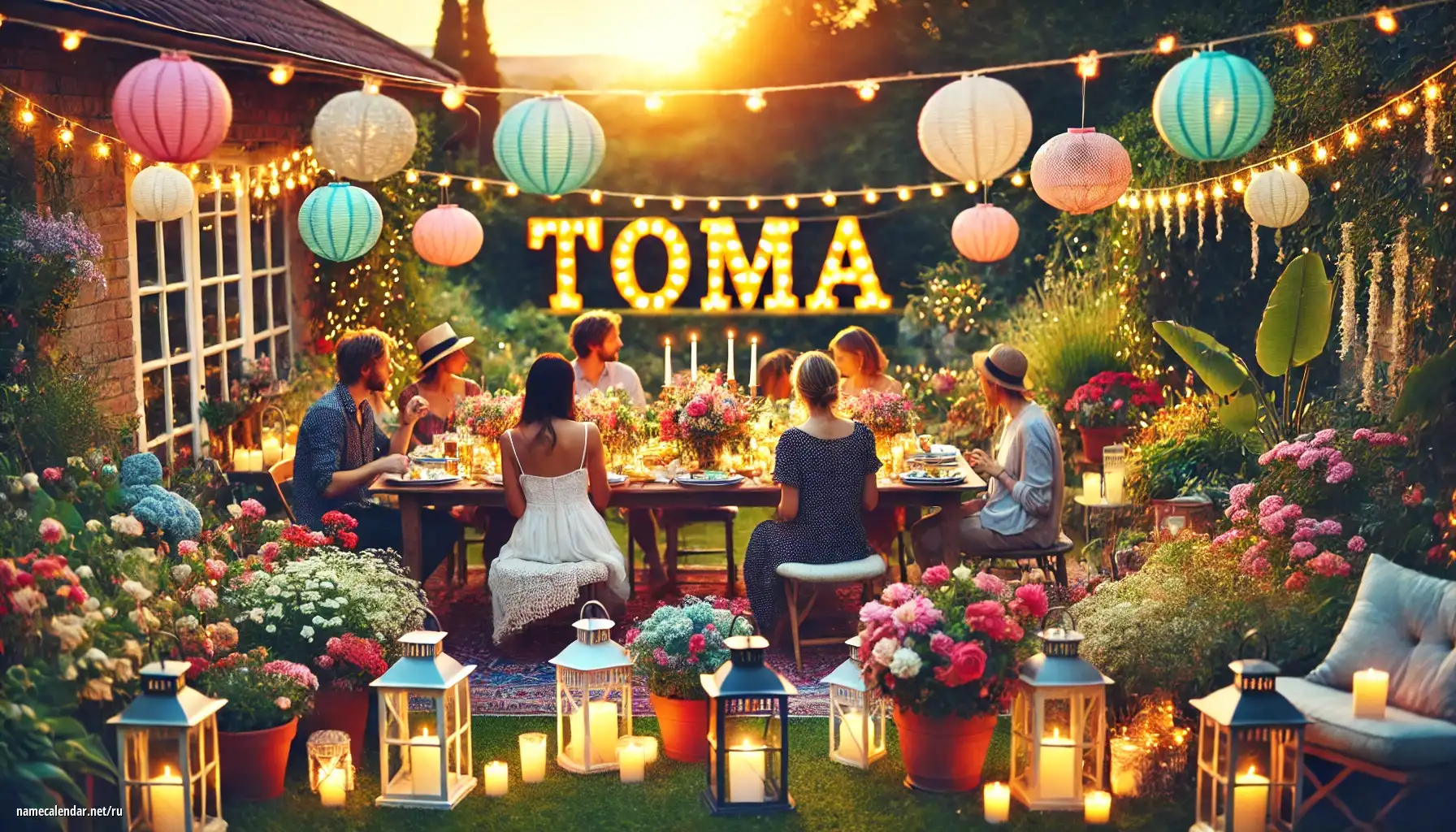 Празднование именин и именин - Toma