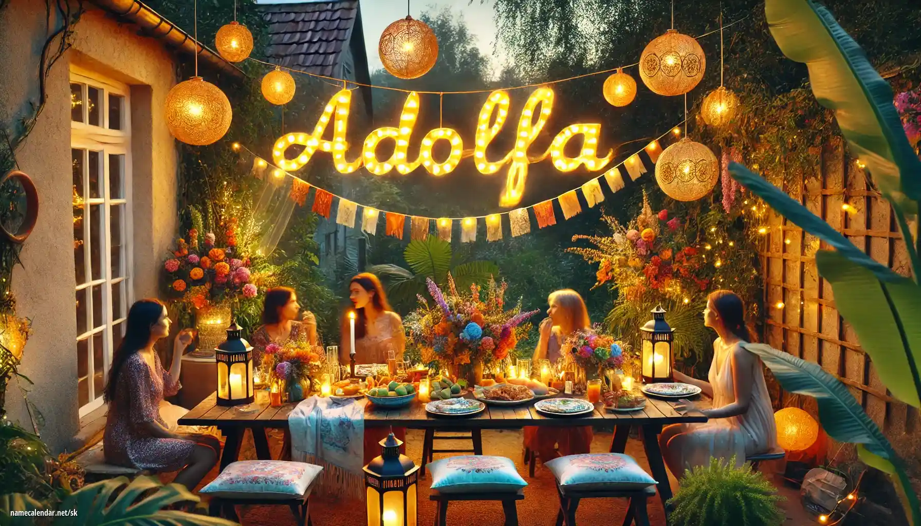 Oslava menín a mien - Adolfa