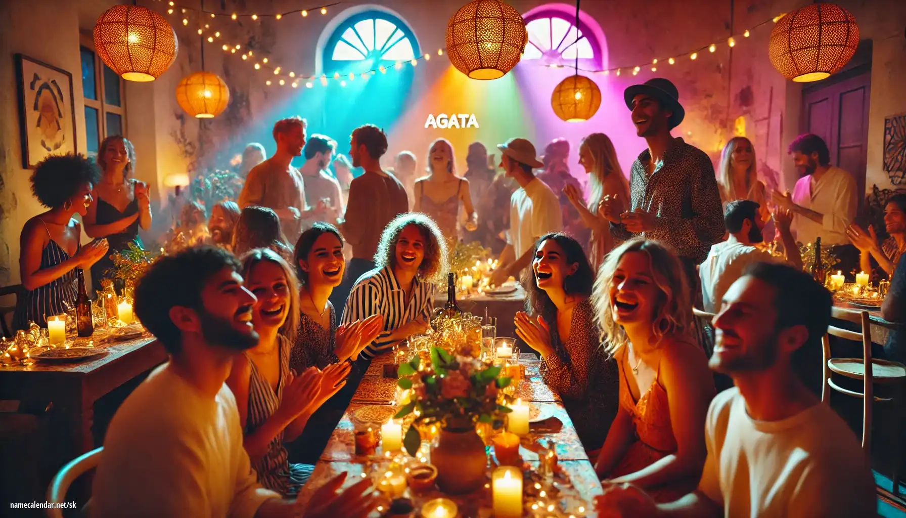 Oslava menín a mien - Agata