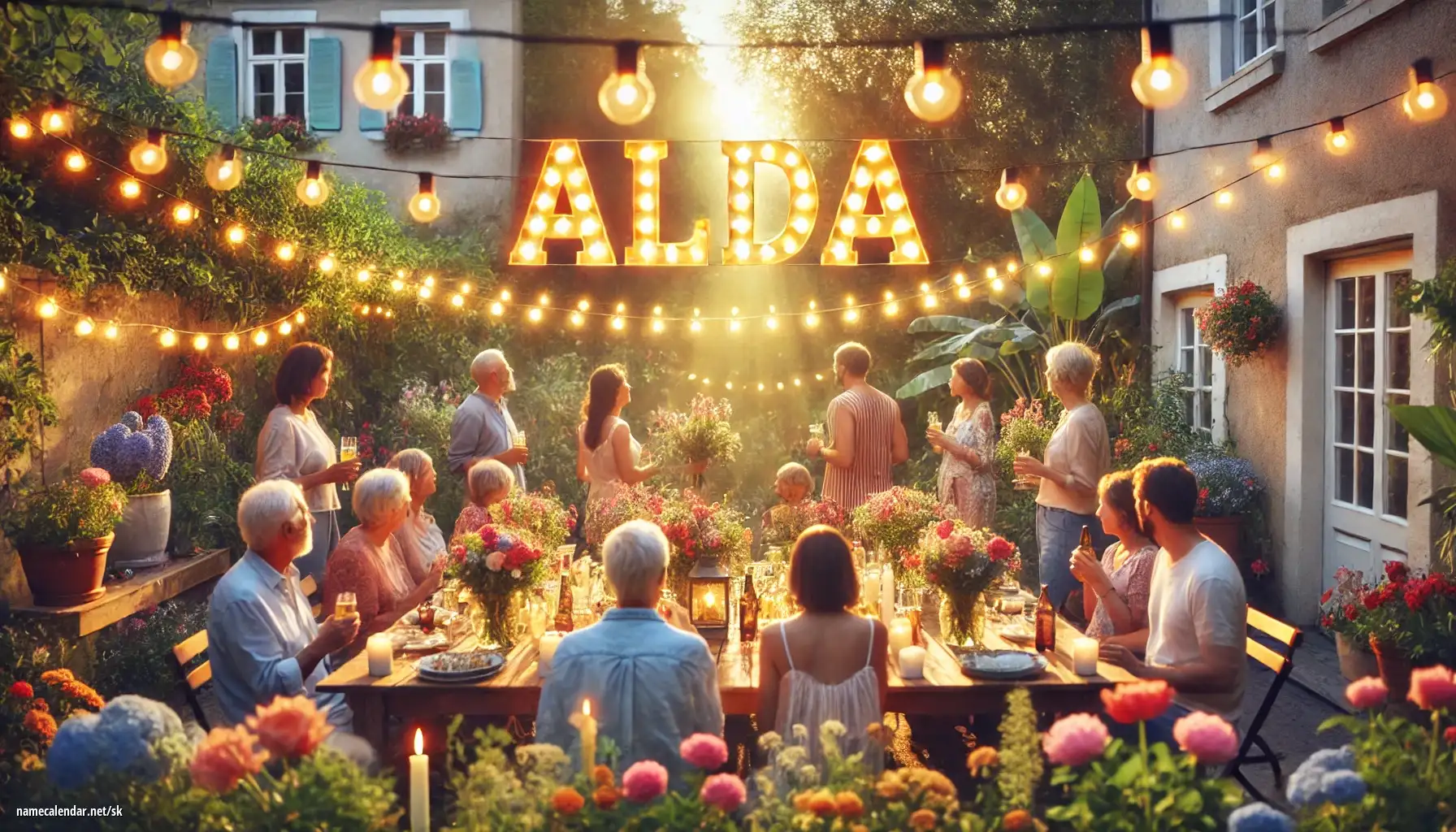 Oslava menín a mien - Alda