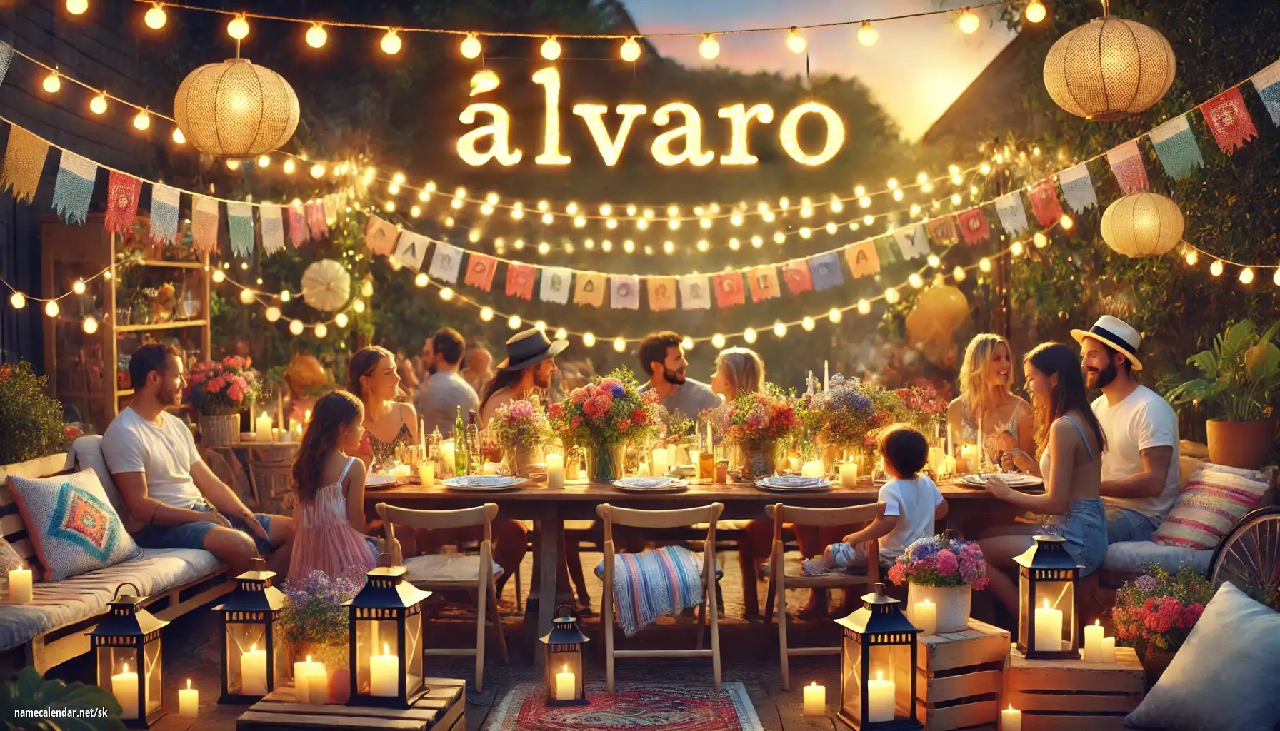 Oslava menín a mien - Alvaro