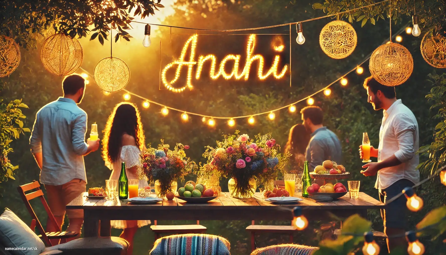 Oslava menín a mien - Anahi