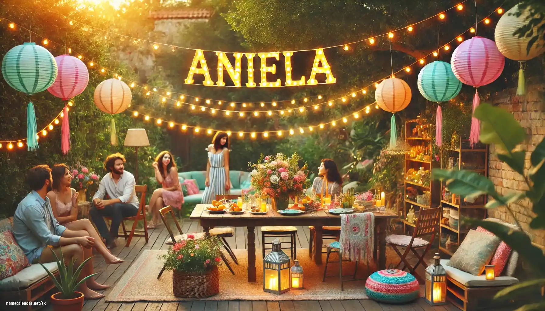 Oslava menín a mien - Aniela