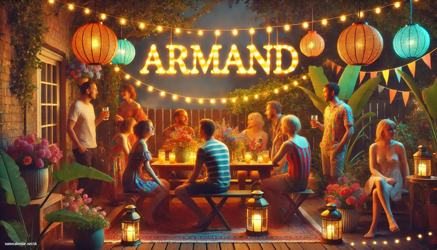 Oslava menín a mien - Armand