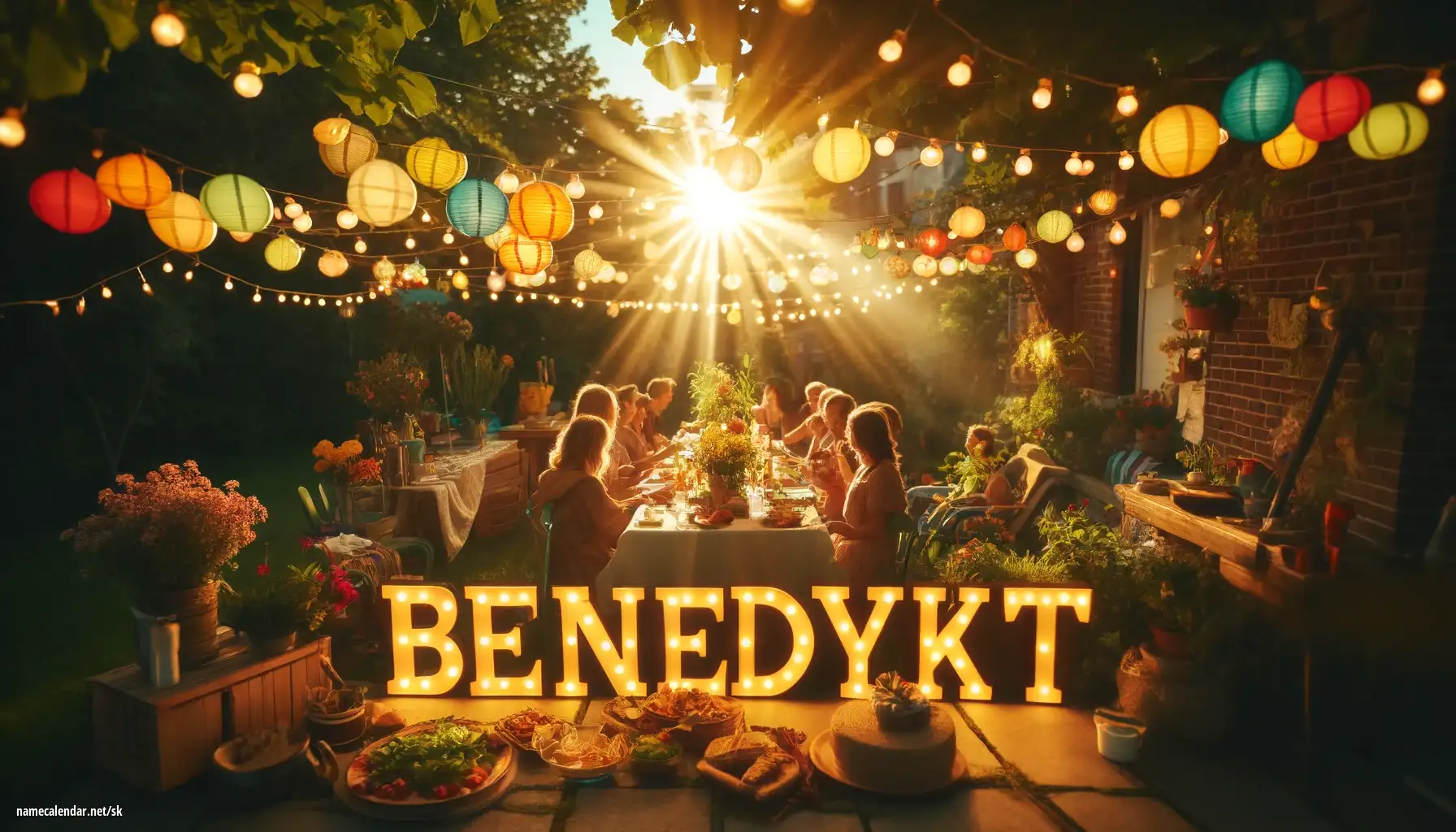 Oslava menín a mien - Benedykt