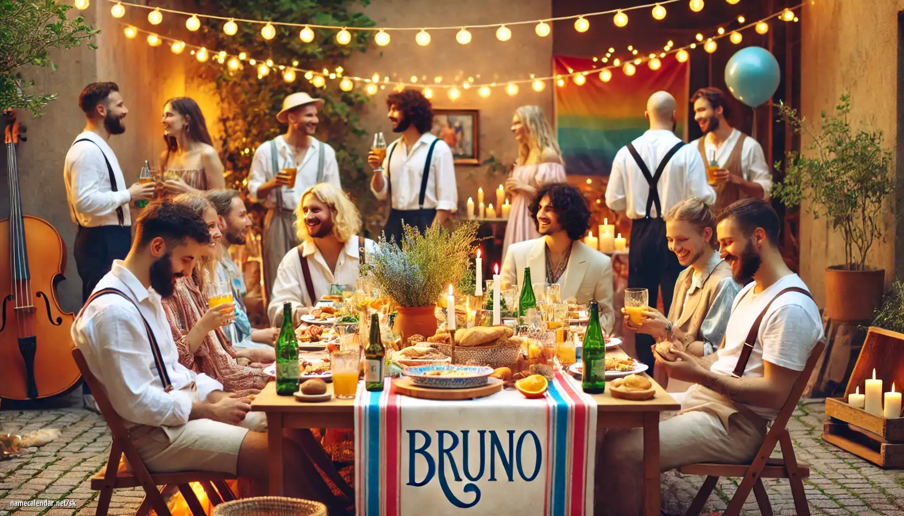 Oslava menín a mien - Bruno