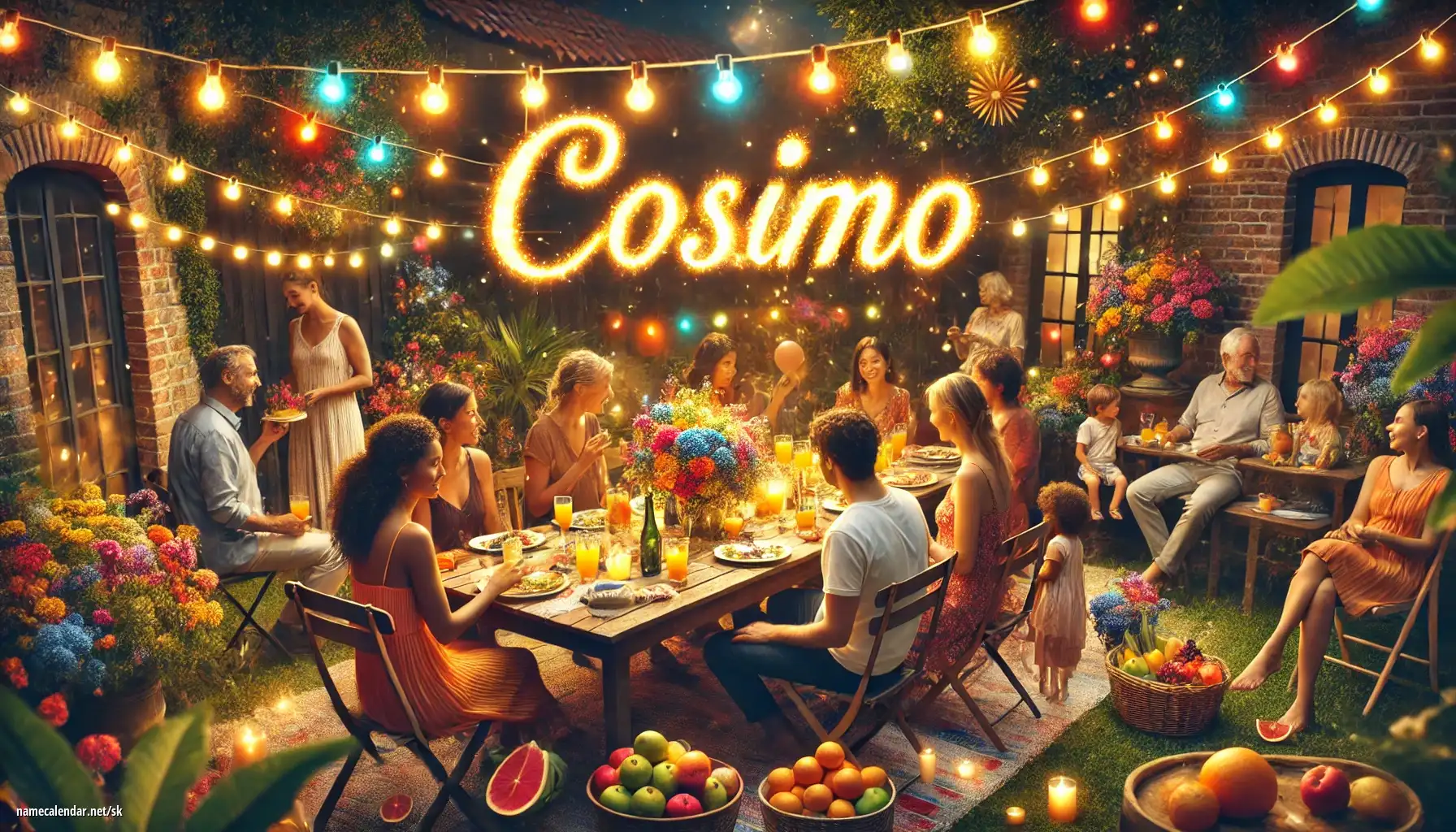 Oslava menín a mien - Cosimo