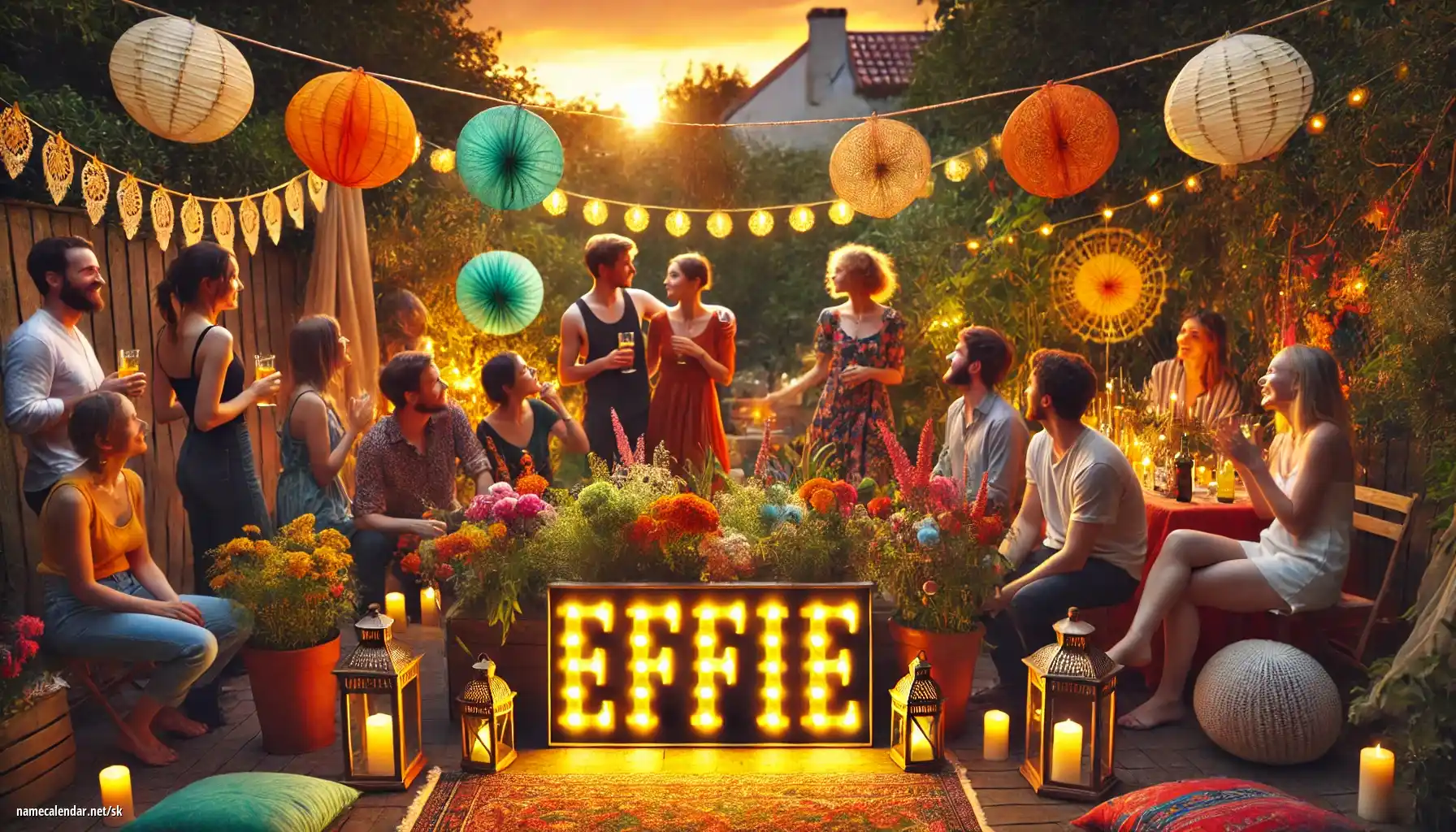 Oslava menín a mien - Effie