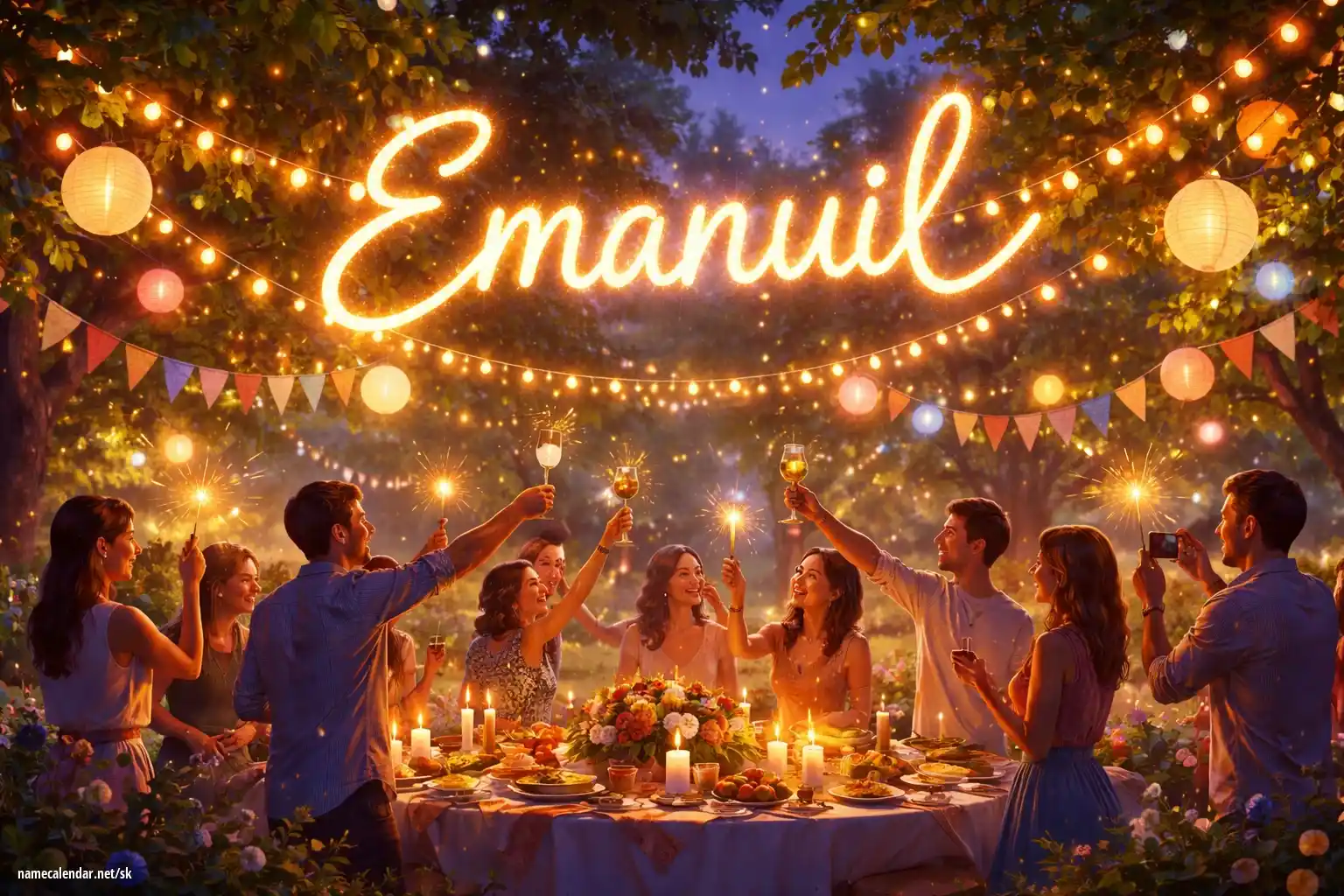 Oslava menín a mien - Emanuil