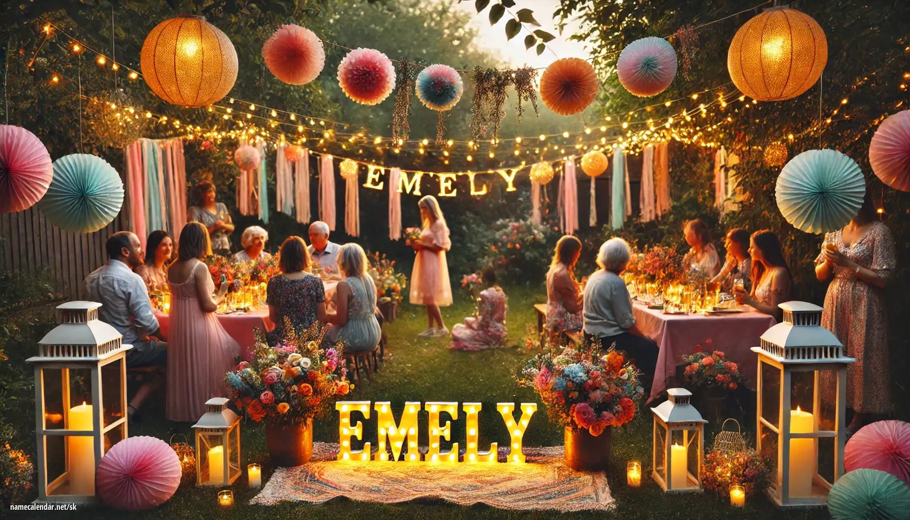 Oslava menín a mien - Emely