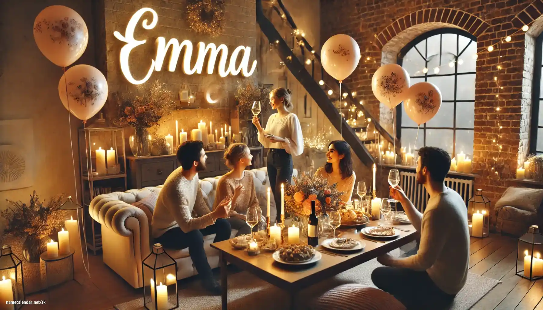 Oslava menín a mien - Emma