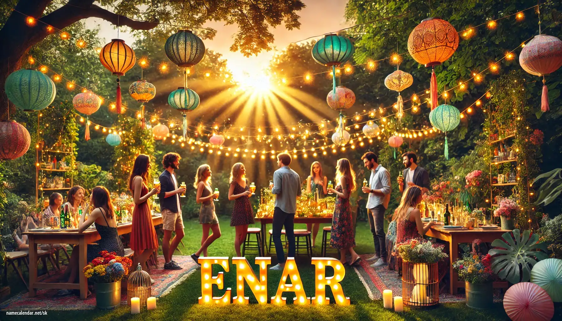 Oslava menín a mien - Enar