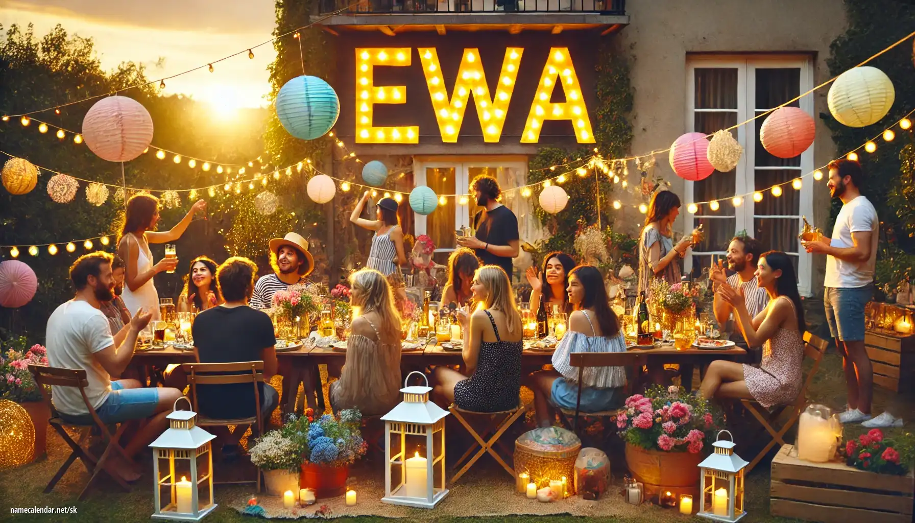 Oslava menín a mien - Ewa