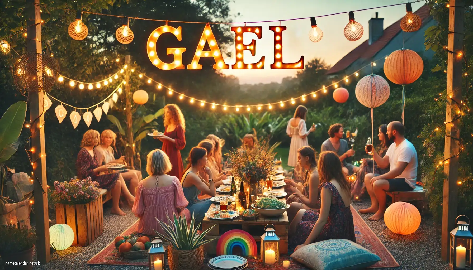 Oslava menín a mien - Gaël