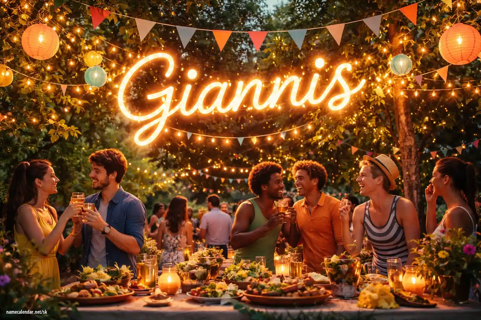 Oslava menín a mien - Giannis