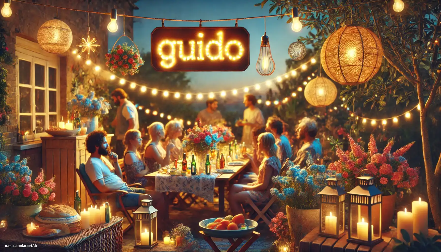 Oslava menín a mien - Guido