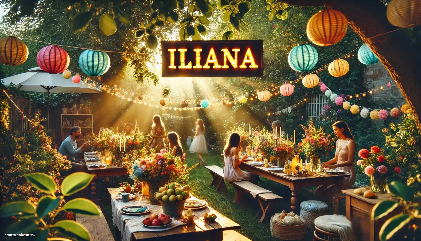 Oslava menín a mien - Iliana