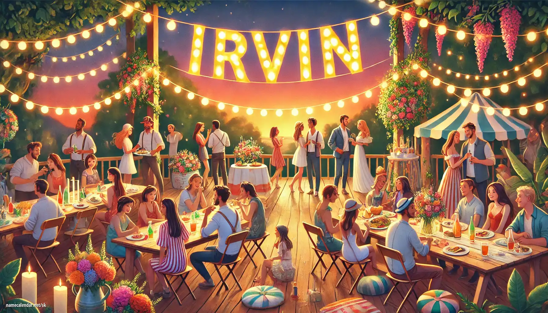 Oslava menín a mien - Irvin