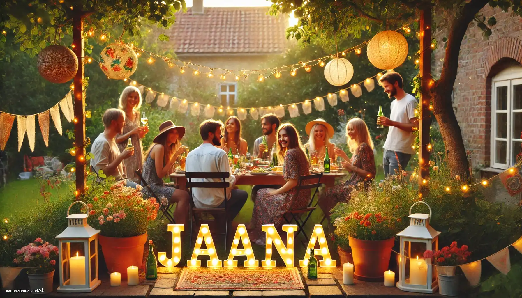 Oslava menín a mien - Jaana