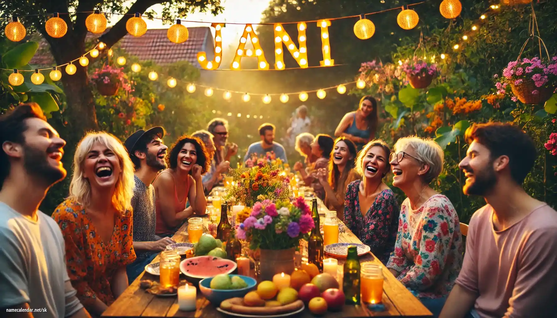 Oslava menín a mien - Jani