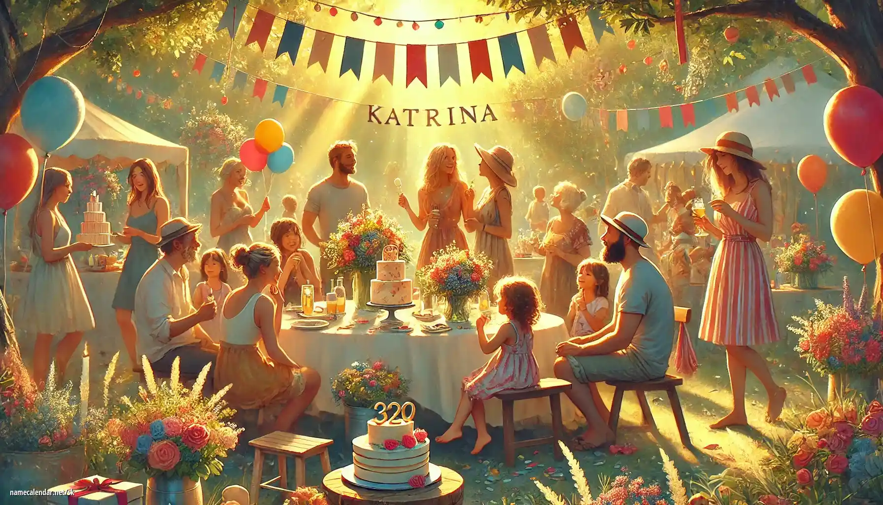 Oslava menín a mien - Katrina