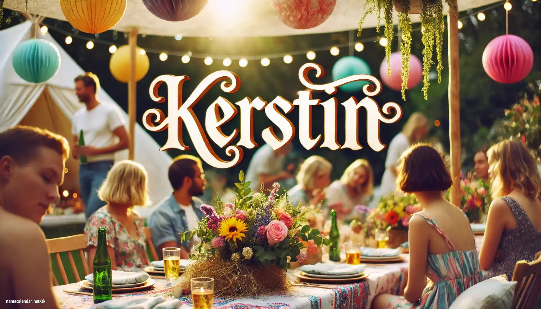 Oslava menín a mien - Kerstin