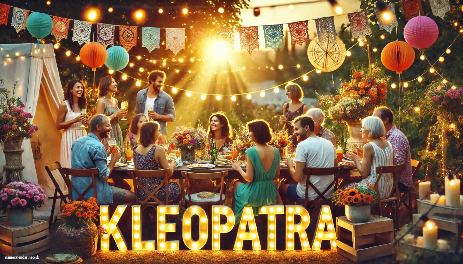 Oslava menín a mien - Kleopatra