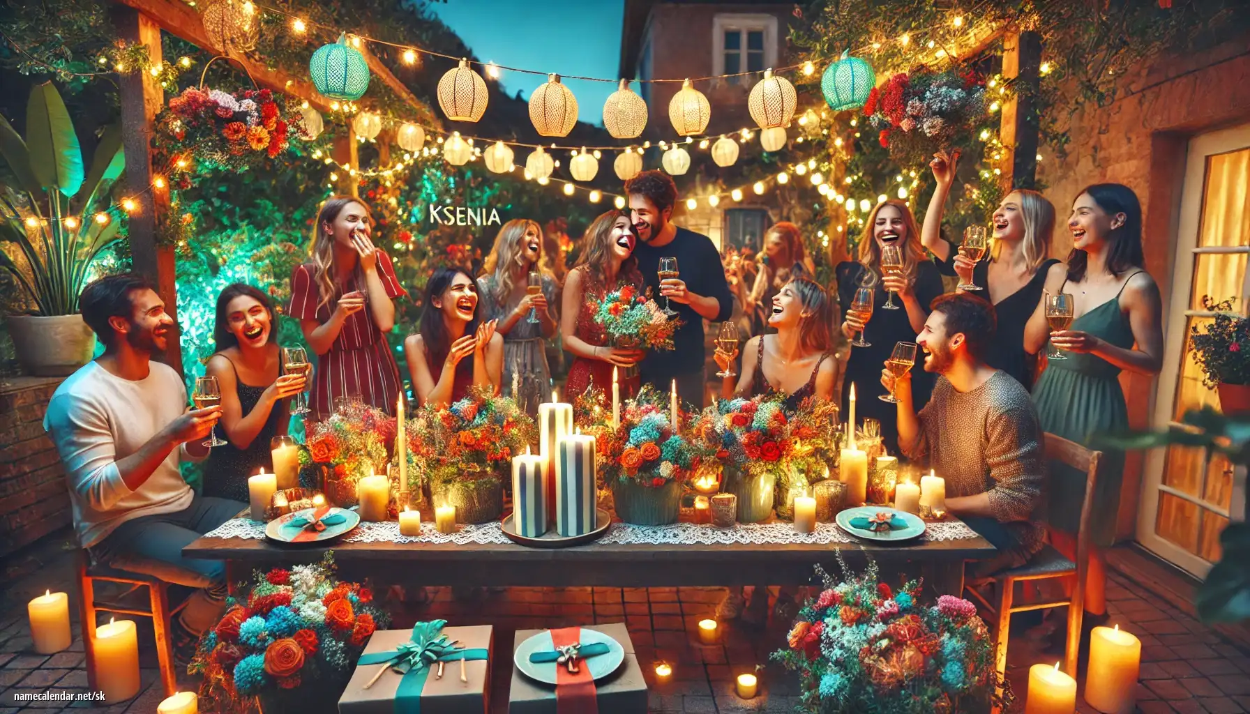 Oslava menín a mien - Ksenia