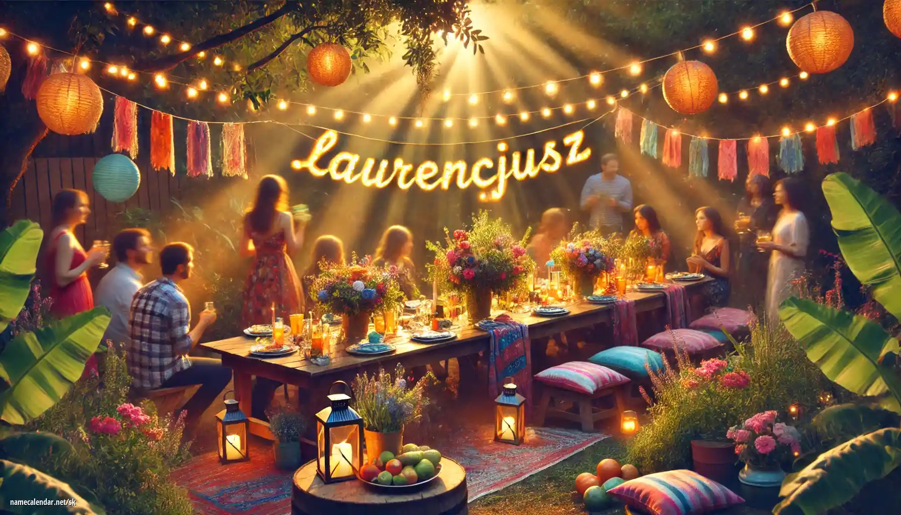 Oslava menín a mien - Laurencjusz