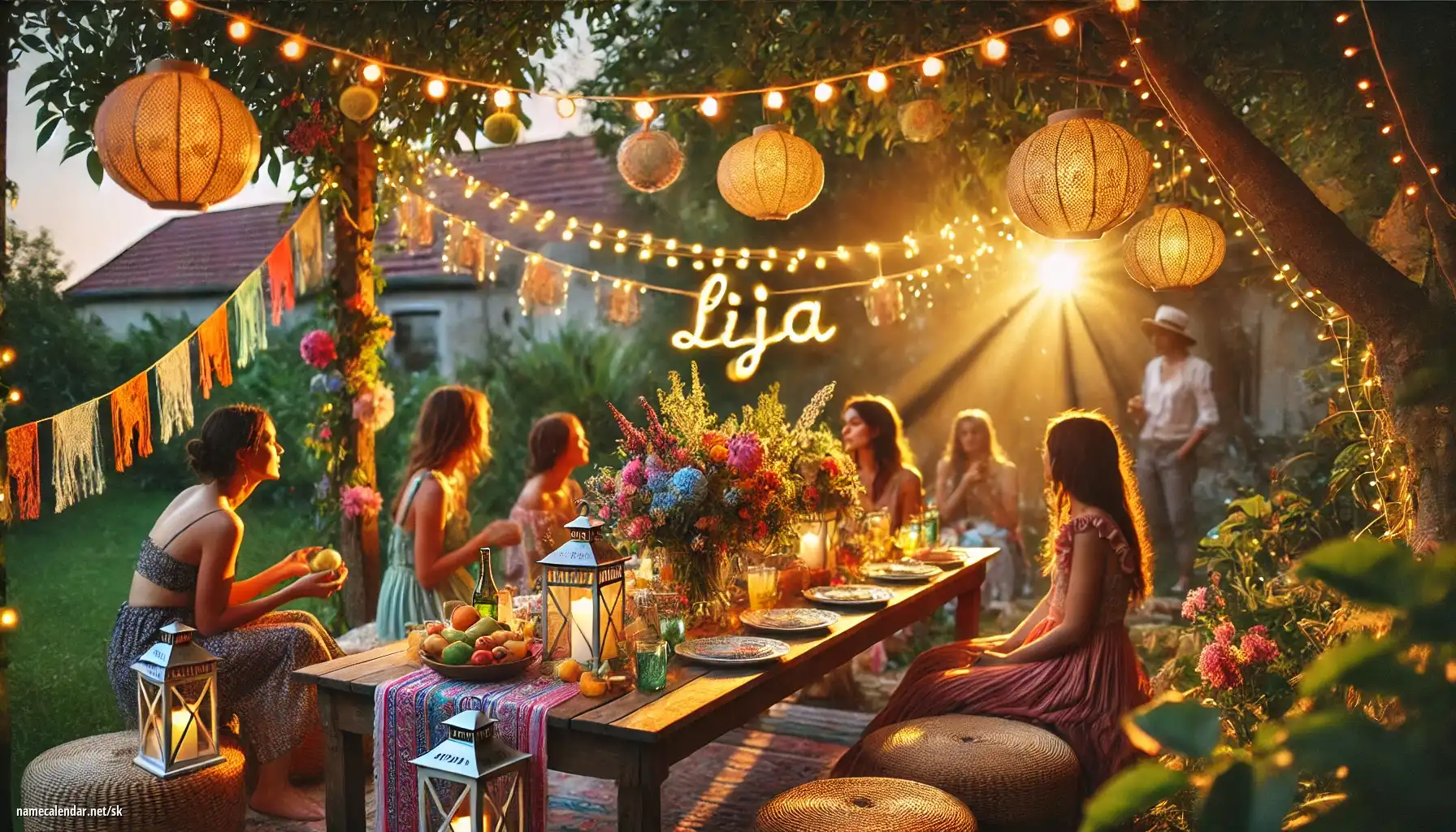 Oslava menín a mien - Lija